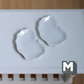 Miniature Ceramic Plates 1:12 Scale Dollhouse Kitchen Tableware Set of 2 - A074