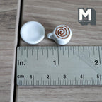 Miniature Cup of Hot Chocolate with Cream and Saucer 1:12 Scale  - E090
