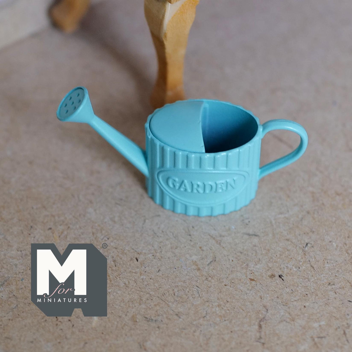 1:12 miniature metal flower watering pot with spray nozzle and handle C095