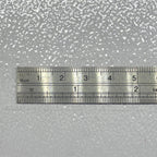 1:12 Scale Miniature Embossed Window Film, Clear Textured Glass Style, Cut to Size, 21-5/8 inch long, Dollhouse Craft Supply (style a)