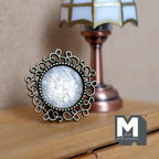 Miniature Portrait Frame 1:12 Scale Dollhouse Metal Photo Frame with Stand 15/16 inch tall - B052