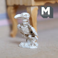 1:12 Scale Upright Miniature Seagull Skeleton | Dollhouse Skeleton | Museum Diorama Fossil Accessory 1-1/8 inch tall - A093