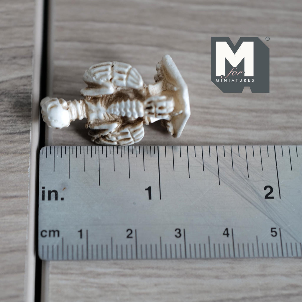 1:12 Scale Upright Miniature Seagull Skeleton | Dollhouse Skeleton | Museum Diorama Fossil Accessory 1-1/8 inch tall - A093