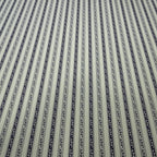 1:12 Scale Miniature Regency Stripe Wallpaper with Printed Border, 16-15/16 x 12 inch, DIY Dollhouse Supply (dark blue)