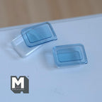 Miniature Food Container Box Set of 2  , 1:12 Scale Dollhouse Lunch Box with Lid 11/16 inch long (blue) - H016