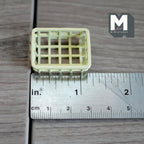 Miniature Metal Shelving Insert Cooling Rack 1:12 Scale Dollhouse Kitchen Accessories 1-1/16 inch long (cream) - F029