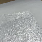 1:12 Scale Miniature Embossed Window Film, Clear Textured Glass Style, Cut to Size, 21-5/8 inch long, Dollhouse Craft Supply (style a)