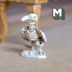 1:12 Scale Upright Miniature Seagull Skeleton | Dollhouse Skeleton | Museum Diorama Fossil Accessory 1-1/8 inch tall - A093