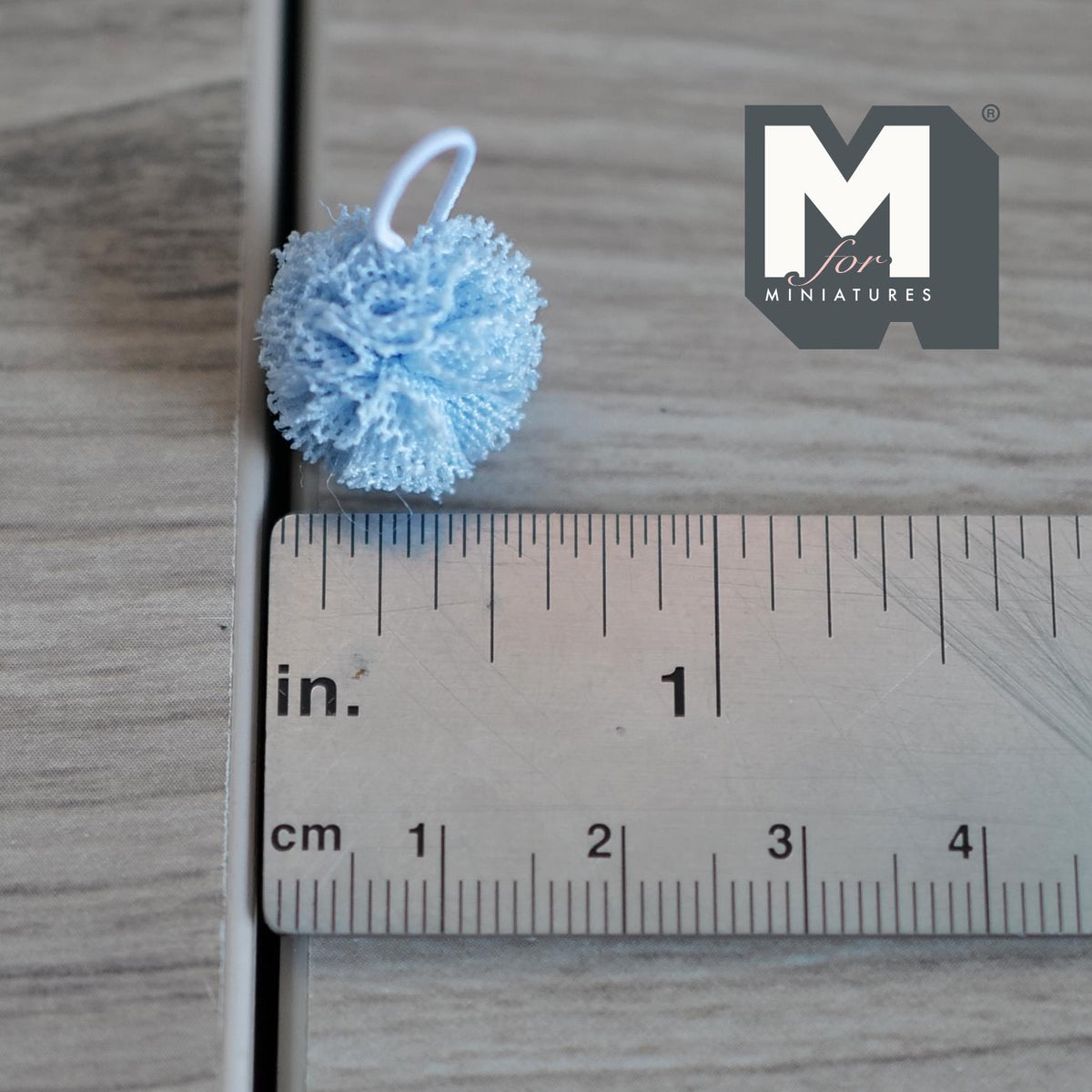 Miniature Bath Sponge 1:12 Scale Dollhouse Bathroom Decor (blue) - F042