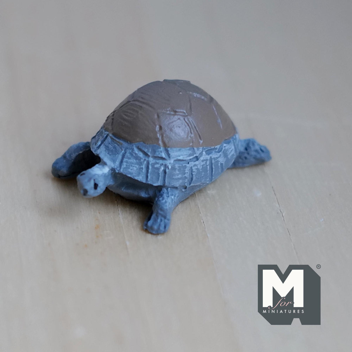 Miniature Tortoise , 1:12 Scale Dollhouse Garden Turtle (cast resin) - G047