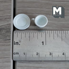 Miniature Tea Cup and Saucer Set 1:12 Scale Dollhouse Coffee Cup and Plate Kitchen Accessories (white) - F074