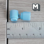 1:12 Scale Miniature Stacking Mugs White Retro Diner Coffee Cups Dollhouse Kitchen Accessories 9/16 inch tall (blue) (plastic) - A023