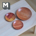 Dollhouse Faux Wood Plates 1:12 Scale Miniature Decorative Dishes 3 Piece Set (plastic) - B048