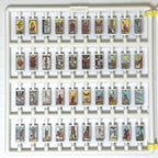 Miniature Tarot Cards 80 Pieces 1:12 Scale Dollhouse Decorative Cards 80 Cards Set 3/8 inch long - B048