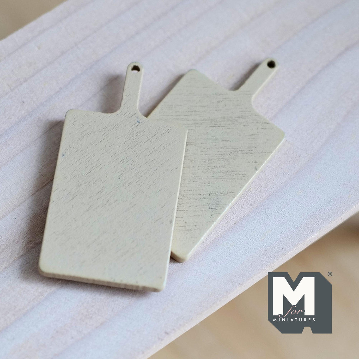 1:12 Scale Miniature Cutting Board , Kitchen Board , Chopping Board , Cheese Board , Platter Board 1-3/4 inch long (beige) (wood) - F070