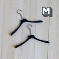 Miniature Clothe Hangers Set of 2 , 1:12 Scale Dollhouse Closet Decor 1-3/4 inch wide (plastic) - G059