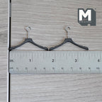 Miniature Clothe Hangers Set of 2 , 1:12 Scale Dollhouse Closet Decor 1-3/4 inch wide (plastic) - G059