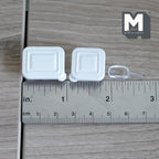 Miniature Plastic Food Containers with Lids and Scoop 1:12 Scale Dollhouse Kitchen Accessories Set of 3 - H016