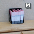 Miniature Binder Organizer 1:12 Scale Office Folders File Stand Stationary Accessories 1 inch tall (pink) - C046