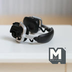 1:12 Scale Miniature Reference Headphone Over Ear Headset 5/8 inch tall (black) (non working) - E096