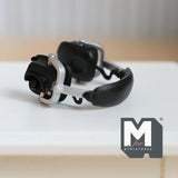 1:12 Scale Miniature Reference Headphone Over Ear Headset 5/8 inch tall (black) (non working) - E096