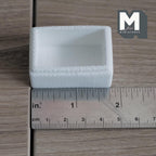 1:12 Scale Styrofoam Style Box Dollhouse Decor Storage (resin) (no lid) - H037