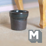 1:12 Scale Miniature Ceramic Planter Pot Dollhouse Fairy Garden 11/16 inch dia. - B064