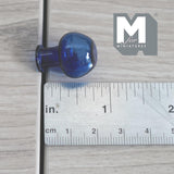 1:12 Scale Miniature Blue Glass Vase Dollhouse Fairy Garden Flower Vase 7/8 inch tall - B064