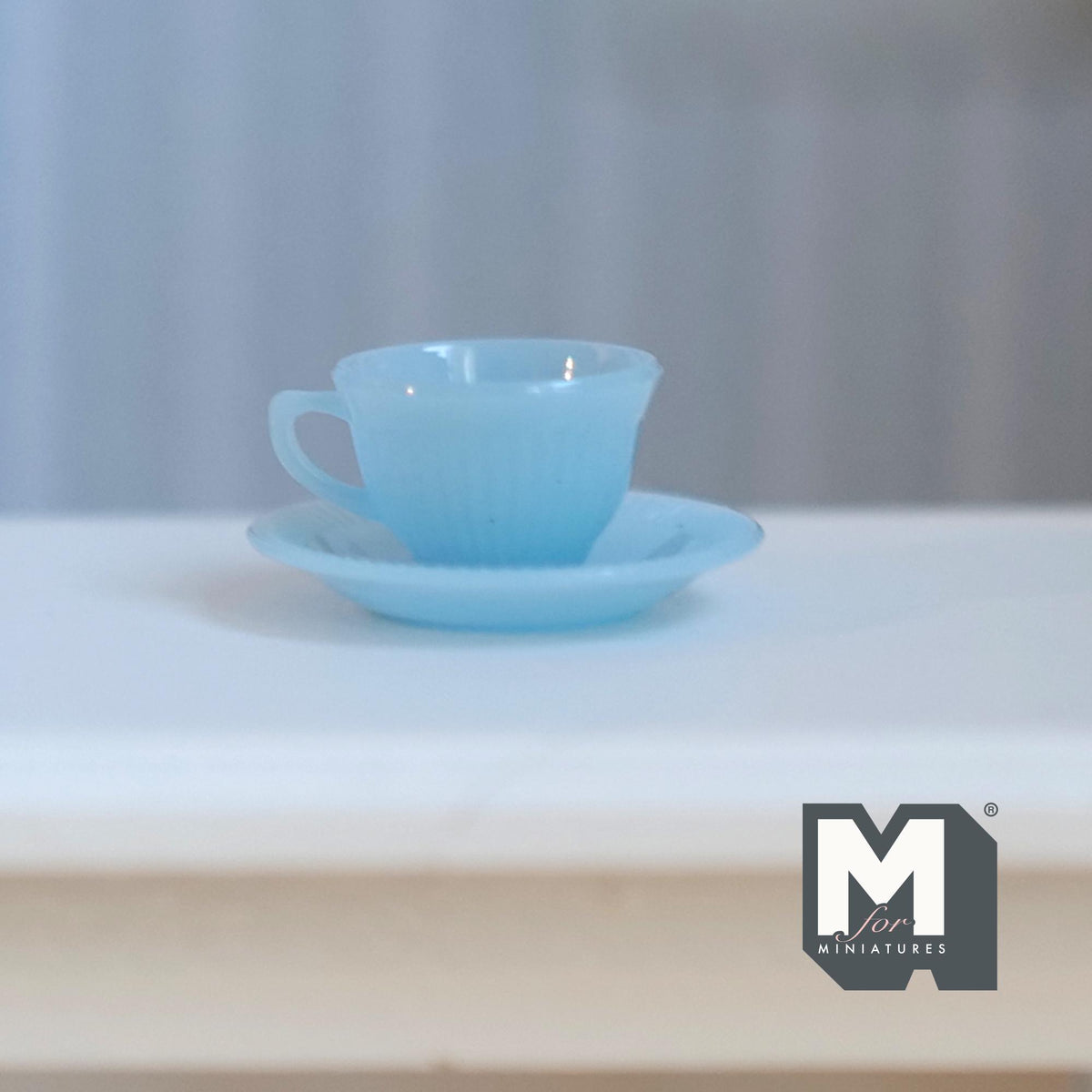 1:6 Scale Miniature Teacup and Saucer Dollhouse Kitchen Coffee Cup Set (style c) (plastic) - A023