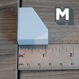 Miniature Magazine Holder 1:12 Scale Office Desk Organizer File Stand 1-5/16 inch tall (white) - C032