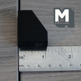 Miniature Magazine Holder 1:12 Scale Office Desk Organizer File Stand 1-5/16 inch tall (black) - C032