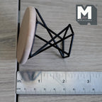 Miniature Coffee Table 1:12 Scale Dollhouse Furniture Round Table 1-7/8 inch tall - H045