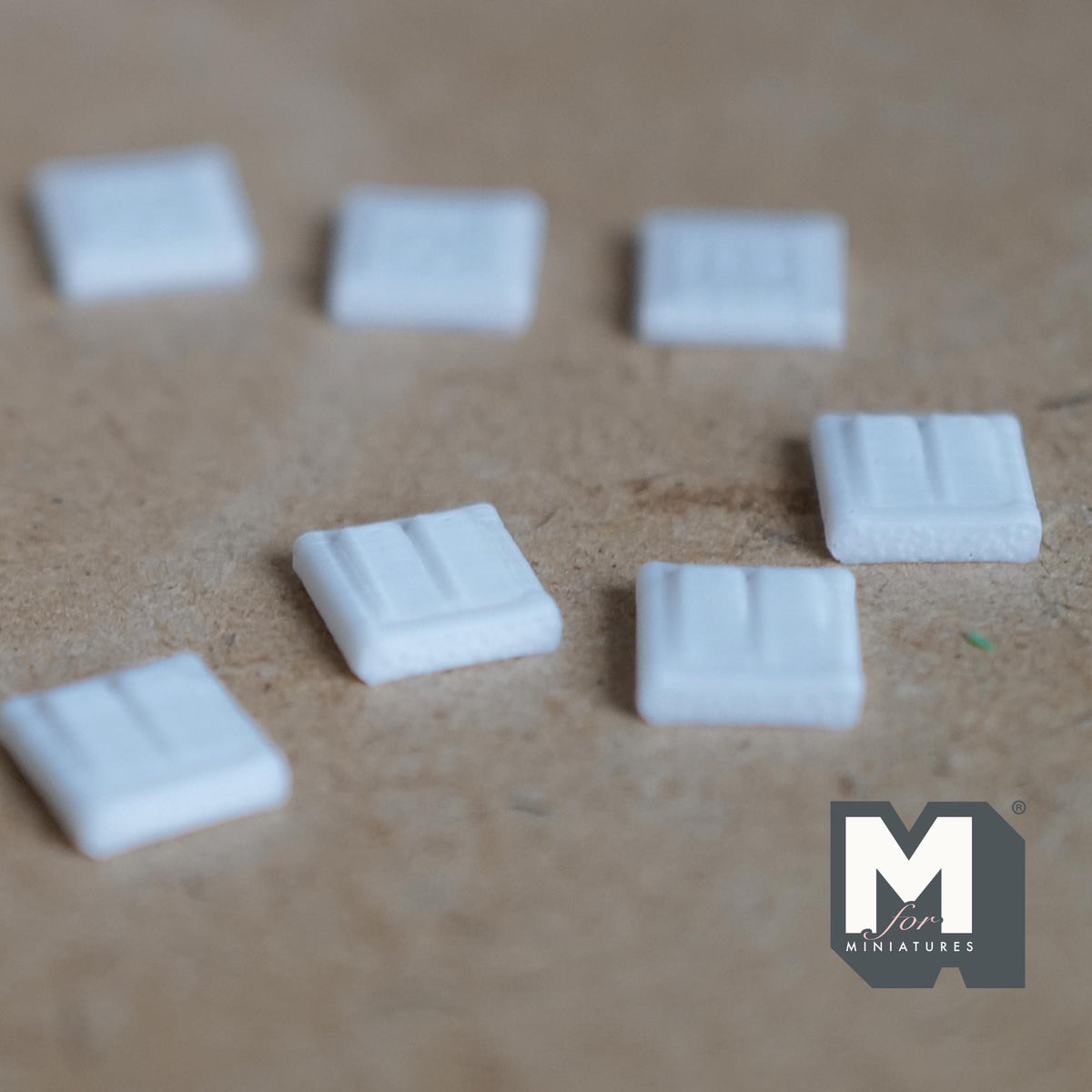 1:12 Scale Miniature Wall Outlets and Switches, Set of 10, 3/8 inch tall, DIY Dollhouse Supply (non-working) (white)