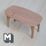 Miniature Wood Bench 1:12 Scale Miniature Entryway Bench Shoe Rack Bench 3-5/8 inch long (slightly stained) - H045