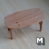 Miniature Wood Bench 1:12 Scale Miniature Entryway Bench Shoe Rack Bench 3-5/8 inch long (slightly stained) - H045