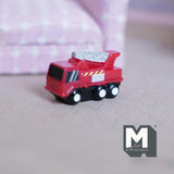 Miniature Fire Truck 1:12 Scale Fire Engine Dollhouse Playroom Decor 11/16 inch tall (resin) - G079