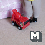 Miniature Cement Truck 1:12 Scale Concrete Truck Mixer Lorry Dollhouse Playroom Decor 13/16 inch tall (resin) - G079