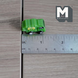 Miniature Recycling Truck 1:12 Scale Trash Truck Garbage Truck Bin Lorry Garbo Truck Dollhouse Playroom Decor 11/16 inch tall (resin) - G079