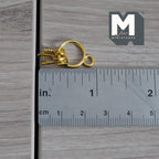 Miniature Key Ring Metal Keys 1:12 Scale Dollhouse Entryway Accessories Keys (gold) - F059