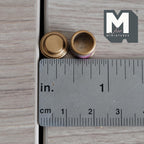 Miniature Coffee Tin 1:12 Scale Dollhouse Kitchen Accessories Coffee Powder Round Tin with Lid 7/16 inch tall (metal) (style b) - H024