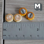 Miniature Round Cheese Set of 4 , 1:12 Scale Dollhouse Food Bakery Accessories 1/2 inch dia. - E062