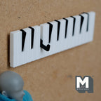 1:12 Scale Miniature Piano Key Coat Rack Dollhouse Entryway Fold Down Hook Rack 3-7/16 inch long - D054