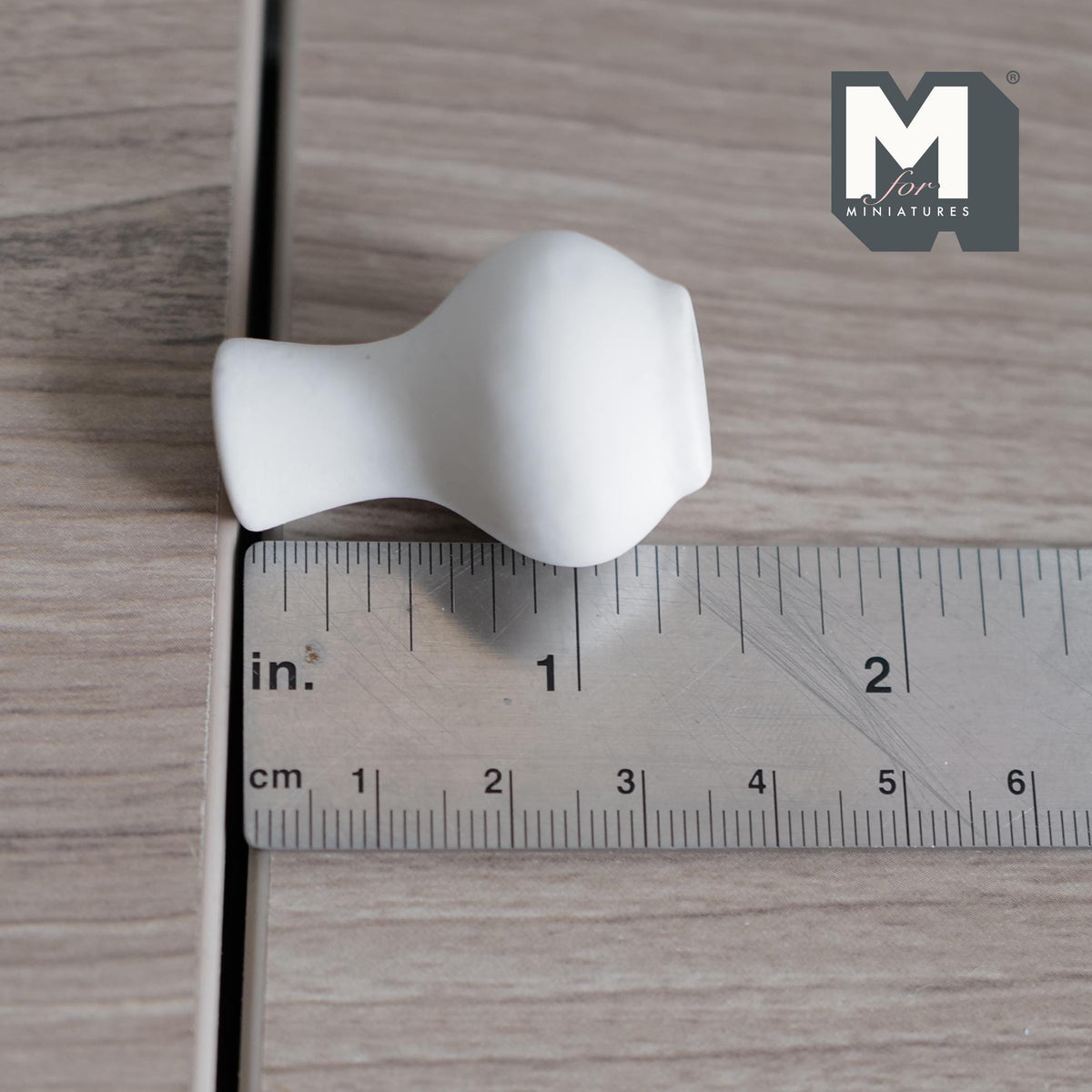 Miniature Ceramic Tall Flower Vase 1:12 Scale Dollhouse Supplies White Vase 1-7/16 inch tall -