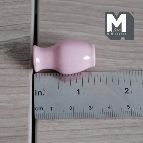 Miniature Ceramic Vase 1:12 Scale Fairy Garden Flower Vase 1-1/4 inch tall -