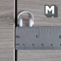 Miniature Headphone 1:12 Scale Dollhouse Supplies Headset Over Ear Headphone  (white) (non working) - G043
