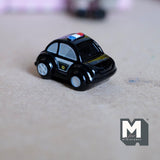 Miniature Police Cruiser 1:12 Scale Patrol Car Paddy Wagon Cop Car Dollhouse Playroom Decor 9/16 inch tall (resin) - G079