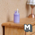 Miniature Candle in Glassware , Miniature Candle in Glass Cylinder , Miniature Candle Jar , Glass Holder Real Wax with Wick (purple) - C086