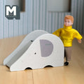 1:12 Scale Miniature Elephant Slide Kit for Nursery or Playroom, 2-3/8 inch tall, DIY Dollhouse Supply (gray)