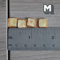 Miniature Sliced Toasts Set of 4 , 1:12 Scale Dollhouse Sliced Bread Breakfast Decor Bakery Food 7/16 inch wide (resin) - E048