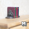 1:12 Scale Dollhouse Miniature Bookends with 4 Books - C036